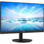 Philips V-line 241V8LBS 24in Class Full HD LED Monitor - 16:9 - Textured Black - 23.8in Viewable - Vertical Alignment (VA) - WLED Backlight - 1920 x 1080 - 16.7 Million Colors - Adaptiv