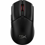 HyperX Pulsefire Haste 2 Mini Gaming Mouse - Optical - Cable/Wireless - Bluetooth/Radio Frequency - 2.40 GHz - Rechargeable - Black - USB Type A - 26000 dpi - 6 Programmable Button(s)