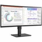 LG Ultrawide 34BQ77QE-B 34in Class UW-QHD Curved Screen LED Monitor - 21:9 - Textured Black - 34in Viewable - In-plane Switching (IPS) Technology - Edge LED Backlight - 3440 x 1440 - 1.