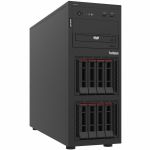 Lenovo ThinkSystem ST250 V3 7DCEA01XNA Tower Server - 1 x Intel Xeon E-2456 3.30 GHz - 16 GB RAM - Serial ATA/600 Controller - Intel C266 Chip - 1 Processor Support - 128 GB RAM Support