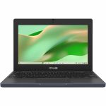 Asus Chromebook CR11 CR1104CGA-YZ84 11.6in Rugged Chromebook - HD - Intel N-Series N100 - 8 GB - 64 GB Flash Memory - Mineral Gray - Intel Chip - 1366 x 768 - ChromeOS - Intel UHD Graph