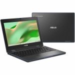 Asus Chromebook CR11 Flip CR1104F CR1104FGA-YZ42T 11.6in Touchscreen Rugged Convertible 2 in 1 Chromebook - HD - Intel N-Series N100 - 4 GB - 32 GB Flash Memory - Mineral Gray - Intel C