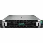 HPE ProLiant DL380 G11 2U Rack Server - 1 x Intel Xeon Silver 4510 2.40 GHz - 64 GB RAM - 16 TB HDD - (2 x 8TB) HDD Configuration - Serial ATA/600  12Gb/s SAS Controller - Intel C741 Ch