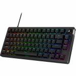 HyperX Alloy Rise 75 Gaming Keyboard - Cable Connectivity - USB Type A Interface - RGB LED Volume Control Hot Key(s) - Mechanical Keyswitch