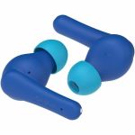 Belkin SoundForm Nano 2 Wireless Earbuds for Kids - Stereo - True Wireless - Bluetooth - 30 ft - Earbud - Binaural - In-ear - Noise Canceling - Blue