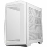 MSI MAG PANO 100L PZ Gaming Computer Case - Mid-tower - White - Tempered Glass  SPCC  ABS Plastic - ATX  Micro ATX  Mini ITX Motherboard Supported - 10 x Fan(s) Supported - 3 x Internal