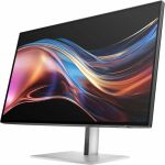 HP 727pu 27in Class WQHD LCD Monitor - 16:9 - 27in Viewable - In-plane Switching (IPS) Black Technology - 2560 x 1440 - FreeSync Premium - 400 Nit - HDMI - DisplayPort - KVM Switch