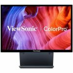 ViewSonic VP1656 15.6 Inch 1080p IPS Portable Monitor with 2 Way Powered 40W USB C  Pantone Validated  Factory Calibrated  Built in Ergonomic Stand with Protective Cover - 16? Viewable