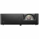 Optoma ZU507TST 3D Short Throw DLP Projector - 16:10 - Wall Mountable - Black - High Dynamic Range (HDR) - Front - 30000 Hour Normal Mode - 300000:1 - 5000 lm - HDMI - USB - Network (RJ