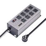 StarTech.com 8-Outlet Industrial Power Strip 125V/15A  EMI/RFI Isolation  Surge Protection  Mountable PDU  12ft NEMA 5-15P Cord  UL Listed - UL Listed 8-Outlet Industrial Grade Power St