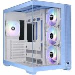 Thermaltake View 380 TG ARGB Hydrangea Blue Mid Tower Chassis - Mid-tower - Hydrangea Blue - SPCC  Tempered Glass - Mini ITX  Micro ATX  ATX Motherboard Supported - 10 x Fan(s) Supporte