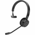 Jabra Evolve 65 TE Headset - Mono - Wireless - Bluetooth - 100 ft - 20 Hz - 20 kHz - Over-the-head  On-ear - Monaural - Supra-aural - Electret Condenser  Uni-directional Microphone