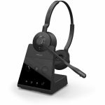 Jabra Engage 65 SE Headset - Stereo - Wireless - DECT - 492.1 ft - 40 Hz - 16 kHz - On-ear  Over-the-head - Binaural - Supra-aural - MEMS Technology  Electret Condenser Microphone - Noi