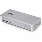 StarTech.com USB4 Docking Station  USB-C 40Gbps  up to Dual 4K 60Hz HDMI  Multi-Monitor Dock  6-Port USB Hub  2.5GbE  100W Power Delivery - USB4 (USB-C 40Gbps) docking station with driv