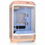 Thermaltake The Tower 300 Peach Fuzz Micro Tower Chassis - Micro Tower - Peach Fuzz - Tempered Glass  SPCC - Mini ITX  Micro ATX Motherboard Supported - 8 x Fan(s) Supported - 3 x Inter