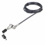 StarTech.com 3-in-1 Universal Laptop Lock 6.6ft  Master Keyed Locking Cable  Security Cable  Compatible w/Noble Wedge&reg;/Nano/K-Slot - 3-in-1 universal laptop lock compatible w/Noble