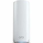 Netgear Orbi RBE770 Tri Band IEEE 802.11be 11 Gbit/s Wireless Range Extender - 2.40 GHz  5 GHz  6 GHz - 4 x Internal Antenna(s) - Internal - 2 x Network (RJ-45) - 2.5 Gigabit Ethernet -