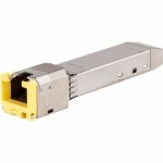 Aruba SFP+ Module - For Data Networking  Optical Network - 1 x RJ-45 10GBase-T Network10 Gigabit Ethernet - 10GBase-T0.03 km Maximum Distance