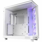 NZXT CC-H52FW-R1 H5 Flow RGB 2024 Mid-Tower Case White - Perforated Front Panel - Tempered Glass Side Panel