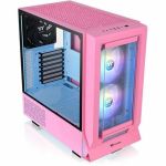 Thermaltake Ceres 350 MX Bubble Pink Mid Tower Chassis - Mid-tower - Bubble Pink - Tempered Glass  Mesh  SPCC - 3 x 140mm Fan(s) Installed - Mini ITX  Micro ATX  ATX  EATX Motherboard S