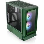 Thermaltake Ceres 350 MX Racing Green Mid Tower Chassis - Mid-tower - Racing Green - Tempered Glass  Mesh  SPCC - 3 x 140mm Fan(s) Installed - Mini ITX  Micro ATX  ATX  EATX Motherboard