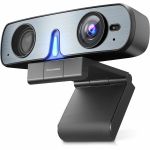 ROCWARE RC08 Webcam - 30 fps - USB 2.0 Type C - Full HD - 1920 x 1080 Video - CMOS Sensor - Auto-focus - 90&deg; Angle - Bracket  Clip  Tripod Mount - 4x Digital Zoom - Microphone - Not