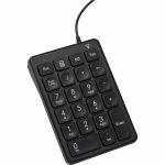 V7 KP350 Keypad - Cable Connectivity - USB Type A Interface - 22 Key Calculator  Email Hot Key(s) - ChromeOS  macOS Ventura 13.6  Windows 11  Windows 10 - Notebook  Desktop Computer - P