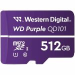 WD Purple 512 GB Class 10/UHS-I (U1) microSDXC - 3 Year Warranty