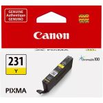 Canon ChromaLife100 CLI-231 Original Standard Yield Inkjet Ink Cartridge - Yellow - 1 Pack - 8.2 mL