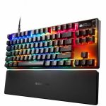 SteelSeries Apex Pro TKL Gen 3 Gaming Keyboard - Cable Connectivity - USB Type C Interface - RGB LED Media Control Hot Key(s) - Windows 8.1  Mac OS X 10.13 High Sierra - English (US) -