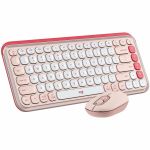 Logitech POP ICON COMBO  Bluetooth Keyboard and Mouse Combo  Comfortable Typing  Programmable Keys and Buttons  Quiet Clicks (Rose & Off-white) - Wireless Bluetooth 5.1 Keyboard - Off W