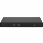 V7 UCDDS2USB-C DisplayLink Dual 4K Dock - V7 UCDDS2 USB-C Dual 4K DisplayLink Universal Docking Station with 100W PD  2 x USB-C  4 x USB 3.0  Gigabit Ethernet  2x HDMI  2x DisplayPort