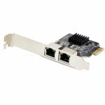 StarTech.com 2-Port Gigabit PCIe Network Adapter Card  10/100/1000Mbps PCI Express NIC  Dual Realtek RTL8111H  TAA Compliant - TAA-Compliant Gigabit Network Card with 2x Realtek RTL8111