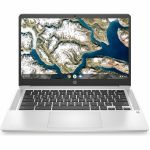 HP Chromebook 14a-na0000 14a-na0701ds 14in Chromebook - HD - Intel Celeron N4120 - 4 GB - 128 GB Flash Memory - Mineral Silver - Intel Chip - 1366 x 768 - ChromeOS - Intel UHD Graphics