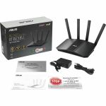 ASUS RT-BE58U WiFi 7 AiMesh Extendable Router 4K-QAM MLO AI Detection 2.5G WAN/LAN port  Four 1G ports Commercial-Grade Netwo