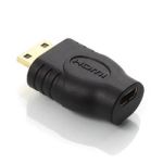 Micro HDMI Female to Mini HDMI Male Adapter Black