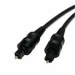 Toslink To Toslink Digital Optical Audio 3' Black Cable