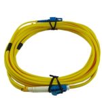 5M(16.4ft) Yellow Fiber Patch Cord SC/UPC-LC/UPC SM Duplex 3.0mm PVC