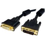 DVI-D Digital Dual Link Gold-Plated M/M 10' BlackCable #DV10M