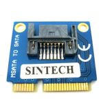 SATA 7Pin SSD HDD to Mini PCI-e mSATA Adaper 