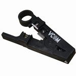 #NT030 Round/Flat Multi-Conductor Cutter AndStripper Black