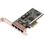 Dell Broadcom 5719 QP 1Gb Network Interface Card Full Height Customer Kit - PCI Express - 4 Port(s) - 4 - Twisted Pair - 10/100/1000Base-T - Plug-in Card