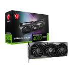 MSI G407TS16GXS GeForce RTX 4070 Ti SUPER 16GGAMING X SLIM Graphics Card 16GB GDDR6X 3x DisplayPort 1x HDMI