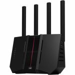 ASUS RT-BE92U BE9700 Tri-Band WiFi 7 (802.11be) Smart AiMesh Extendable Router - Black