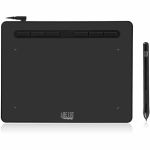 Adesso 8in x 5in Graphic Tablet - Graphics Tablet - 8in x 5in - 5080 lpi Cable - 8192 Pressure Level - Pen - 1 - Mac  PC - Black