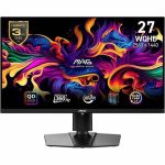 MSI MAG 271QPX 27in Class WQHD Gaming OLED Monitor 16:9 Quantum Dot OLED Backlight - 2560 x 1440 - 1.07 Billion Colors - Adaptive