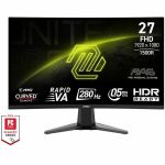 MSI MAG 276CXF 27 inch Curved display monitor 280Hz - 27in Viewable - Rapid Vertical Alignment (VA) - LED Backlight - 1920 x 1080 - 16.7 Million Colors - Adaptive Sync - 300 Nit - 500 &