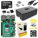 Raspberry Pi 4 PI4-4GB-STR32F-C4-BLK Starter Kit 4GB