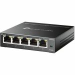 TP-Link Omada 5-Port Gigabit Easy Smart Switch - 5 Ports - Gigabit Ethernet - 10/100/1000Base-T - 2.82 W Power Consumption - Twisted Pair - Desktop  Wall Mountable