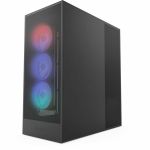 NZXT CM-H72FB-R1 H7 Flow RGB (2024) Mid-Tower Case with RGB Fans - All Black